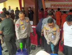 Ditresnarkoba Polda Sumsel Musnahkan Puluhan Kilogram Narkotika, Selamatkan Ribuan Jiwa
