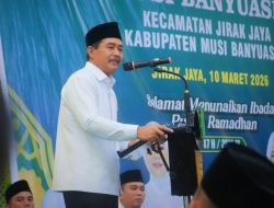 “Safari Ramadhan di Jirak Jaya, Wabup Muba Gaungkan Visi Maju Lebih Cepat”