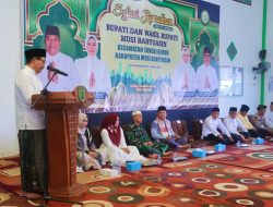 “Safari Ramadhan Muba di Tebing Bulang: Silaturahmi, Aspirasi Rakyat, dan Bantuan Sosial”