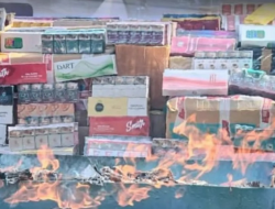 “3,5 Juta Rokok Ilegal Disikat, Bea Cukai Palembang Bongkar Peredaran Gelap”